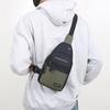 Large Capacity Mobile Phone Bag Multipocket Sports Chest Bag Casual Male Chest Bag  Outdoor