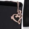 New Europe and America Jewelry Love Note Necklace Fashion Hollow Music Symbols Necklace