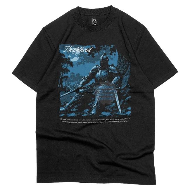 Knight Shirt, Knight Templar T-Shirt Y2K Grunge Shirt, Christian shirt Medieval 2XL