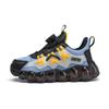 Mesh Sports Shoes with Rotating Buttons for Boys - Soft Sole Running and Basketball Shoes for Children