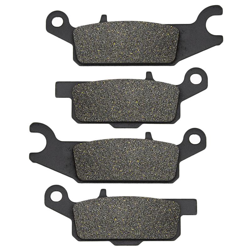Cyleto Motorcycle Parts Front or Rear Brake Pads for Yamaha YFM550 YFM 550 Grizzly 2009-2014 YFM700 Grizzly YFM 700 2007-2018