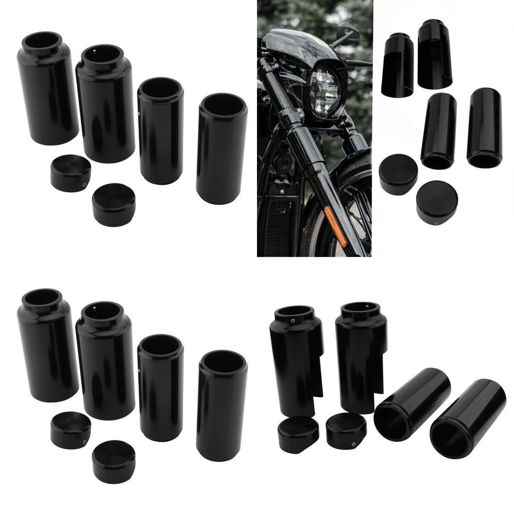 Premium Black Front Fork Shock Absorber Cover For Harley Breakout 2018 Models