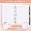 2026 Planner - Weekly & Monthly Planner Runs January 2026 to December 2026, 6.25" x 8.25", 12 Monthly Tabs, 14 Notes Pages, Inner Pocket, Flexible