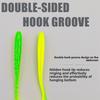 100Pcs/box T Tail Soft Bait Silicone Fishing Tackle Portable Soft Fishing Lures  Freshwater Fishing