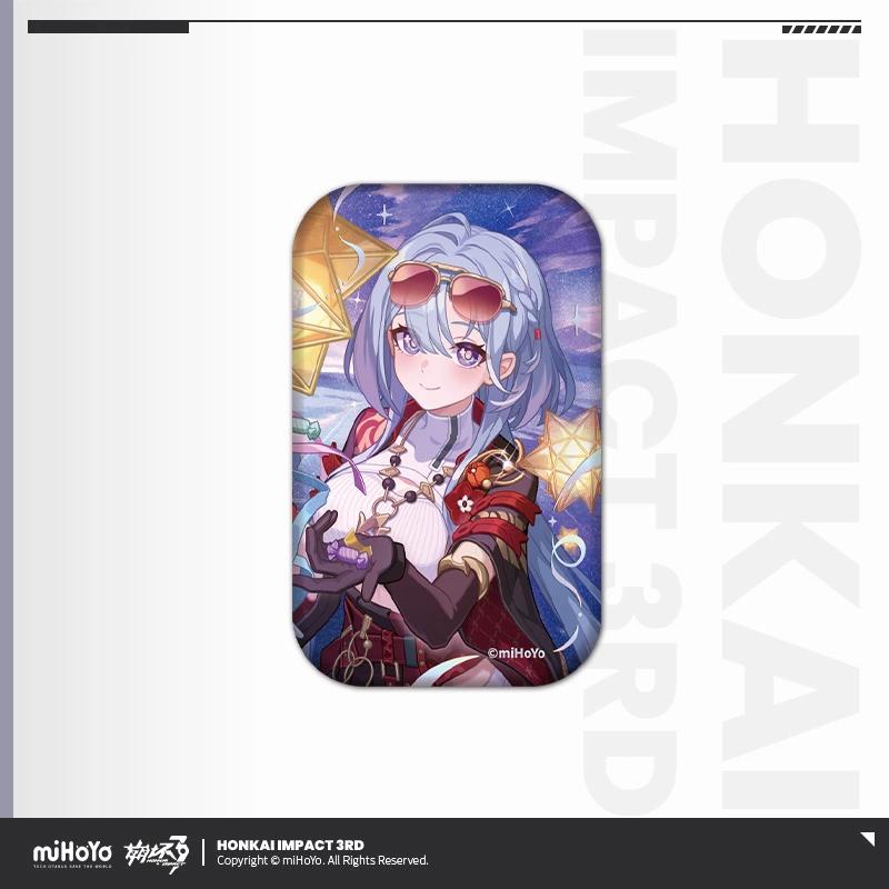

Sunsyea Honkai Impact 3rd Official Merch miHoYo Original Authentic Birthday Badge Fu Hua Mei Theresa Vill-V Rita Elysia Seele