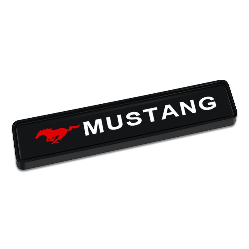 1 Bucată Lumină Decorativă Auto LED Emblemă Badge Decor Grilă Capotă Față Pentru Ford Mustang 2005 2006 2007 2008 2009 2016 2017 GT Chitară Eleanor Pickguard