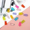 Home Party Supplies Candy Color Cartoon Necklaces Popular Party DIY For Women High Quality Chain Cute Layer Female Bear Handmade Jewelry 10PCS Gift