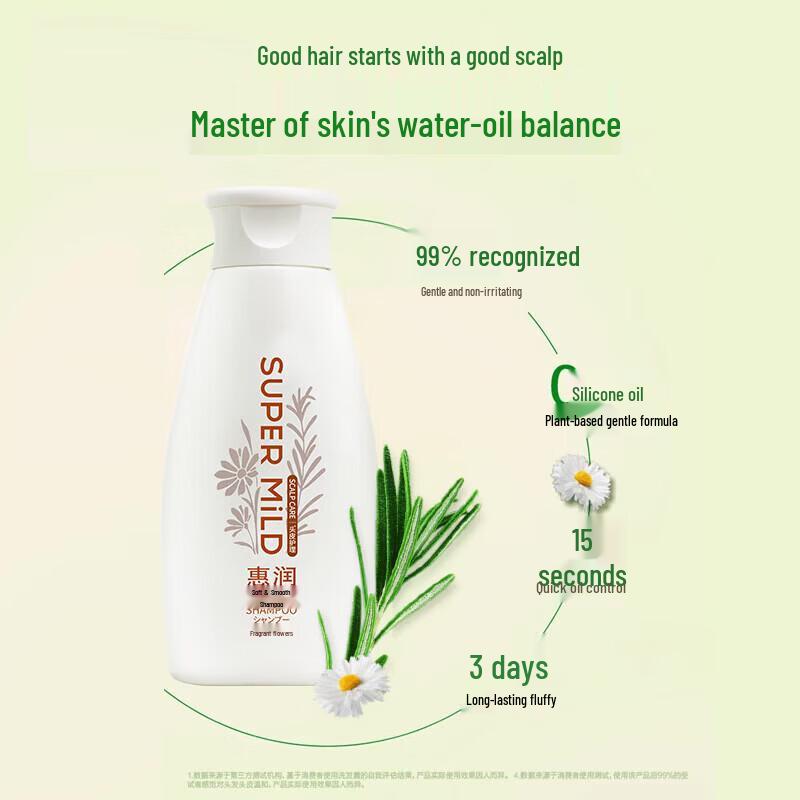 SUPER MiLD Floral Fragrance Plant Extract Shampoo