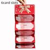 New 6/10 Slots Bowknot Folding Red Packets 2026 CNY Cash Gift Bag Valentine's Day Birthday Wedding Spring Festival Red Envelope