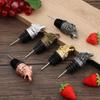 Zinc Alloy Bar Accessories Wolf Head Wine Mouth Wine Pourer Bottle Stoppers Bartender Tool