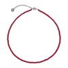 standingfish red jade necklace (3mm)
