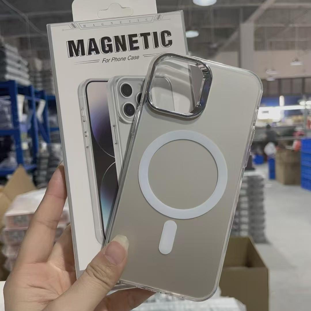 

Высококачественный гальванизированный цветной IMD магнитный чехол для телефона, подходит для Apple 16promax, полностью закрывающий и противоударный для 15/14/13 Apple 16Pro