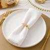 6PCS Modern Star Napkin Buckle Gold/Silver Table Napkin Holder Moon Napkin Rings  Table Setting