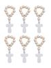Baptismal Rosary Handmade Wooden Note Package Content