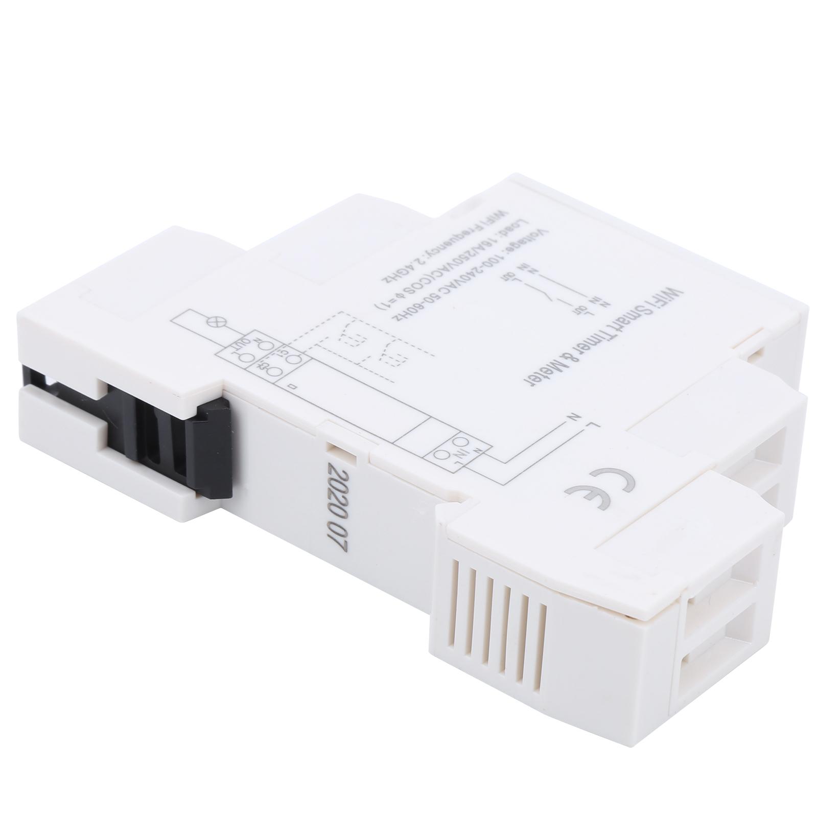 

TM608 Интеллектуальный таймер-счетчик 2,4 ГГц WiFi однофазный счетчик электроэнергии 16 А 100240В