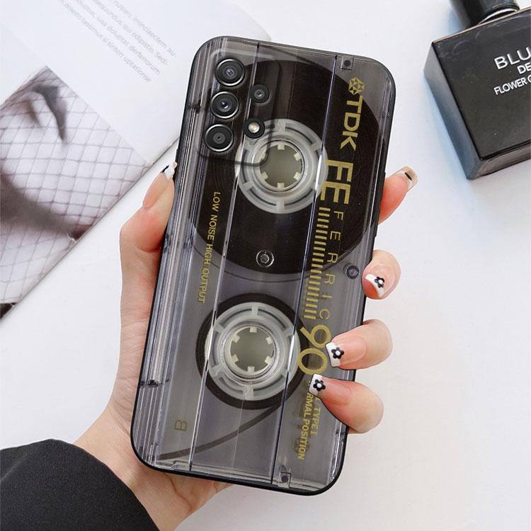 Cassette Music Tapes Circuit Board Camera Case For Samsung Galaxy S24 FE S25 Ultra A05 A06 A12 A13 A16 A26 A35 A36 A56 A55 Cover