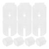 10Pcs Arch Chair Legs Tips Caps U Shape Plastic Tubing Floor Glides Chair Foot Covers 19Mm Furniture Protectors for Stools Sled