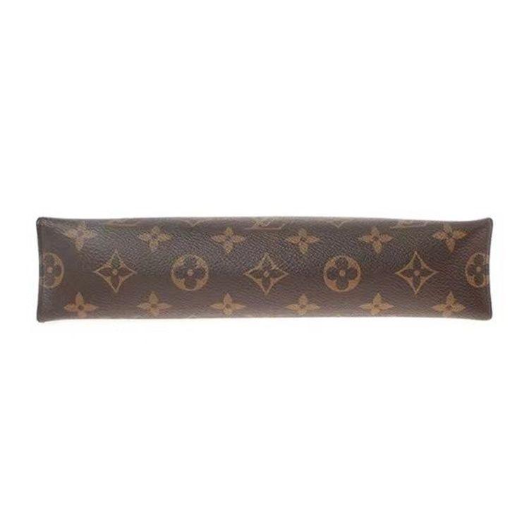 Louis Vuitton Toiletry Pouch 26 Classic Monogram Canvas And Leather Wash Bag Unisex Pouches Brown M47542