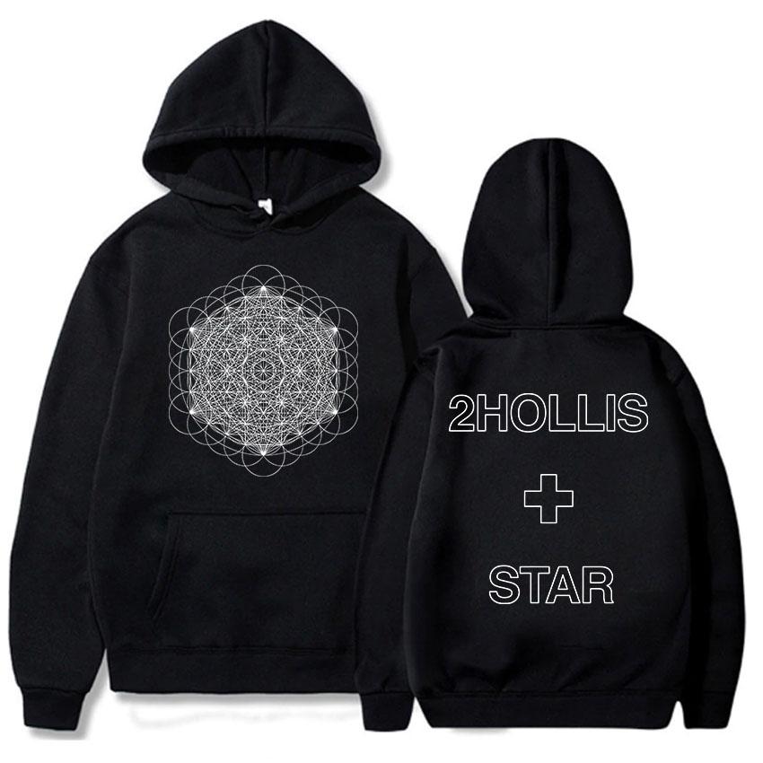 2hollis The Start Tour Hoodies Long Sleeve Casual Male Sweatshirts Fleece Grunge Hip Hop Unisex Streetwear Sudaderas