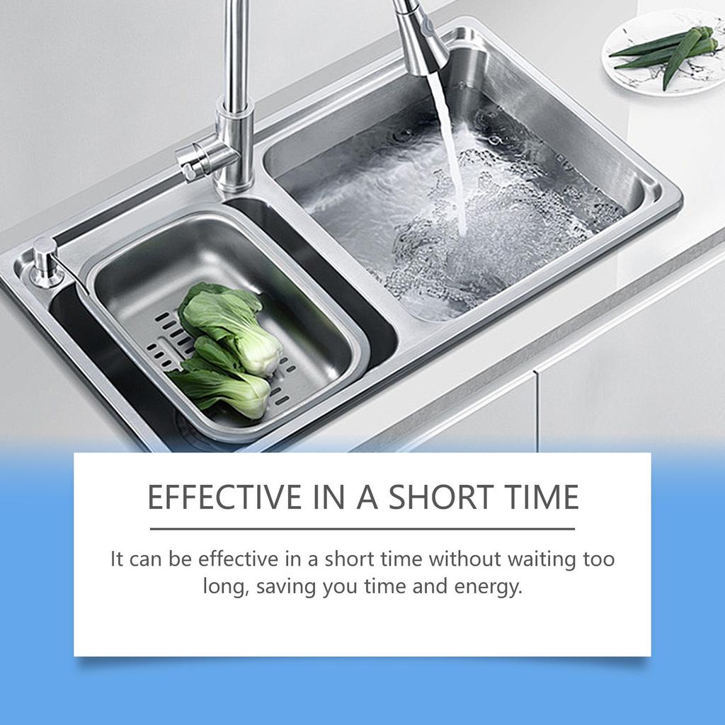 Røråpner Deodorant, Kraftig Røråpningsmiddel, Pulver for å fjerne tette rør, Vask- og røråpningspulver Røråpningsmiddel, Kjøkken Toalett