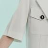 MAXZA Out Pocket Linen Like Short Sleeve Crop Jacket Cc08qj305on