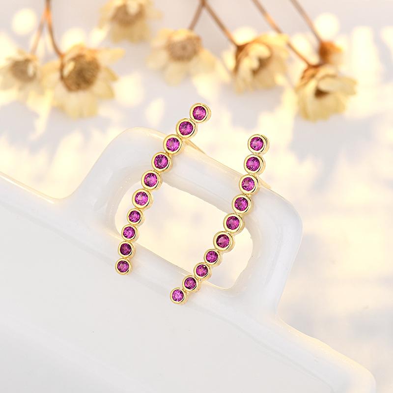 925 Sterling Silver Cross Stud Earrings For Women High Quality Exquisite Student Girlfriend Jewelry Accessories Heart GiftGood product