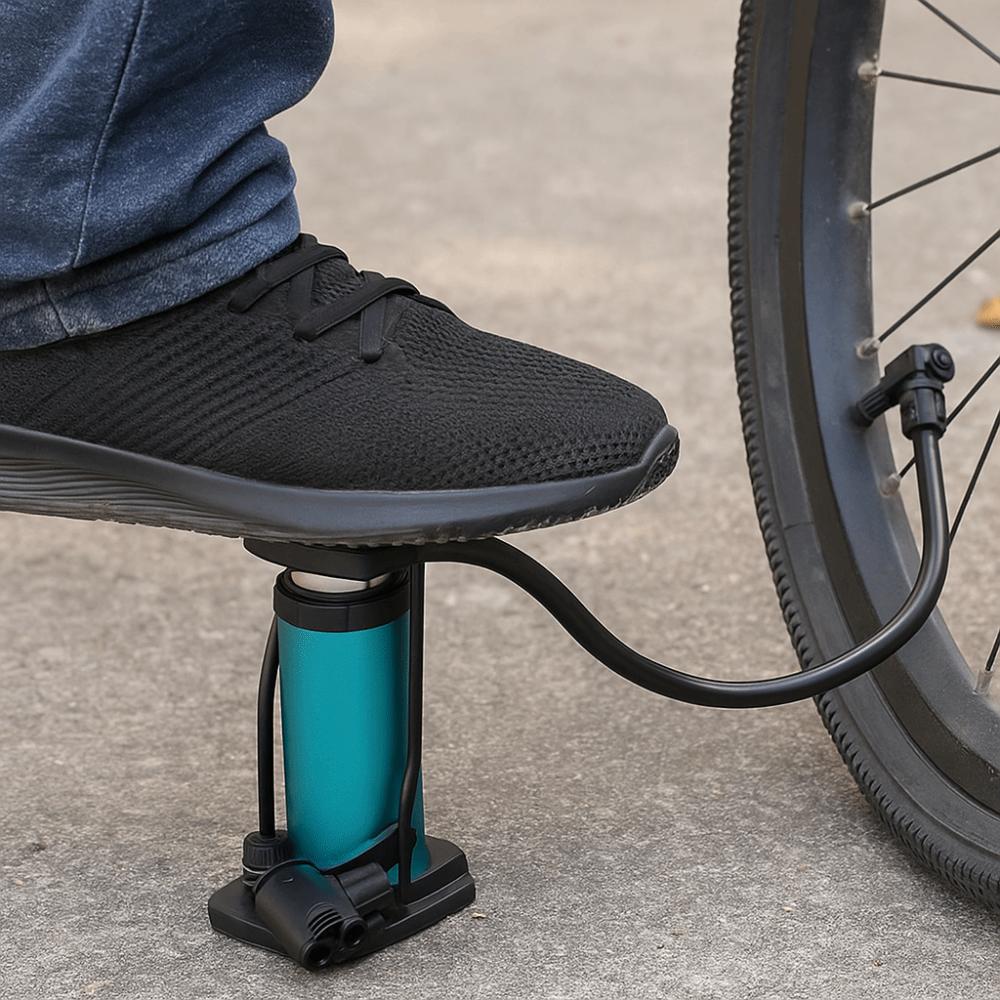 Aluminium Zinc Zinc Alloy Biking Air Pump Mini Bike Foot Pump Bicycle Inflator Pump Outdoor