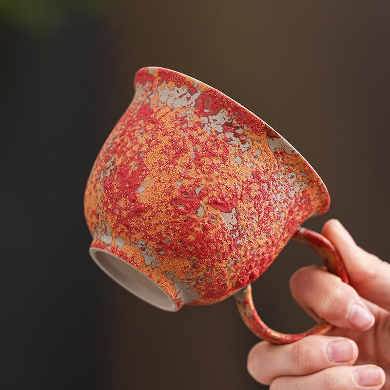 Nordic Style Ceramic Coffee Cup Afternoon Tea American Latte Latte Flower Cup Creative Mug Household Cup