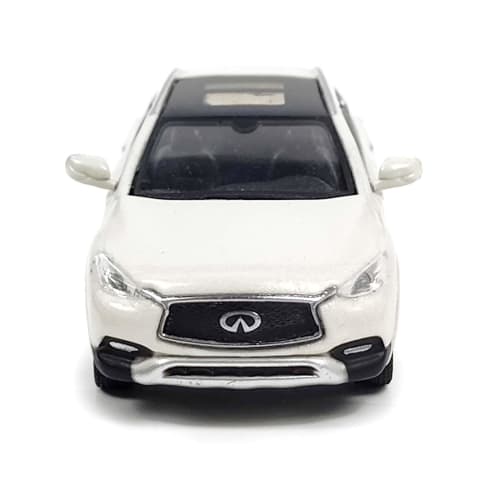 Paudi Model 1/64 Scale Infiniti QX30 2017 Model Car, White, Finished Product, for Collection