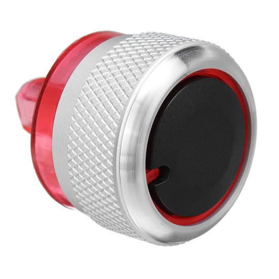 3Pcs Aluminum Alloy Switch Knob A/C Heater Set Buttons for Peugeot 206 207 C2