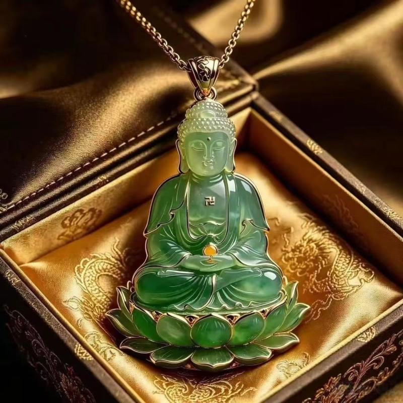 Nine Tailed Fox Enamel Pendant Necklace Chinese Style Vintage Design Jewelry for Women Banquet Wear Accessory