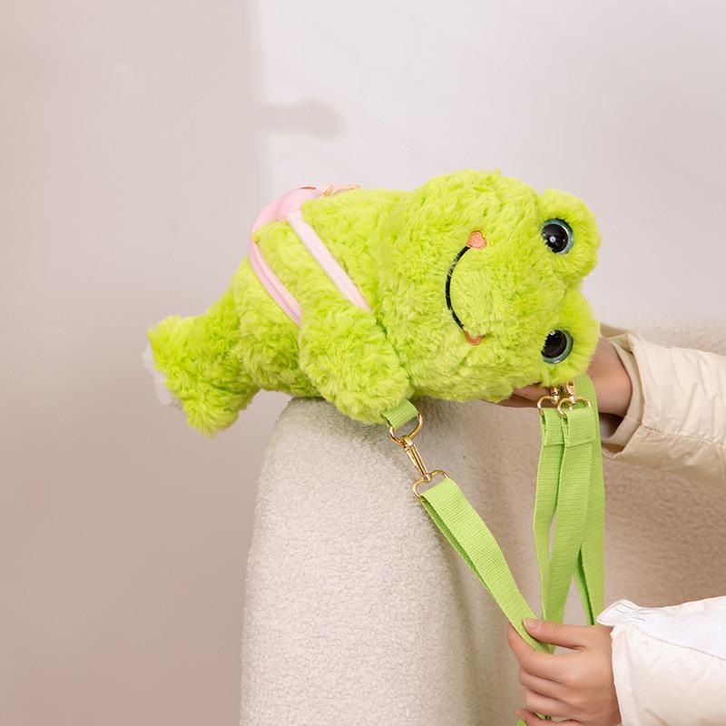 Raccoon Plush Stylish Bag Cute Panda Backpack Cuddly Penguin Soft Toy Perfect For Kids