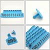 Cattle Ear Tags 001-100 Number Plastic Livestock Animal Tags 100 PCS