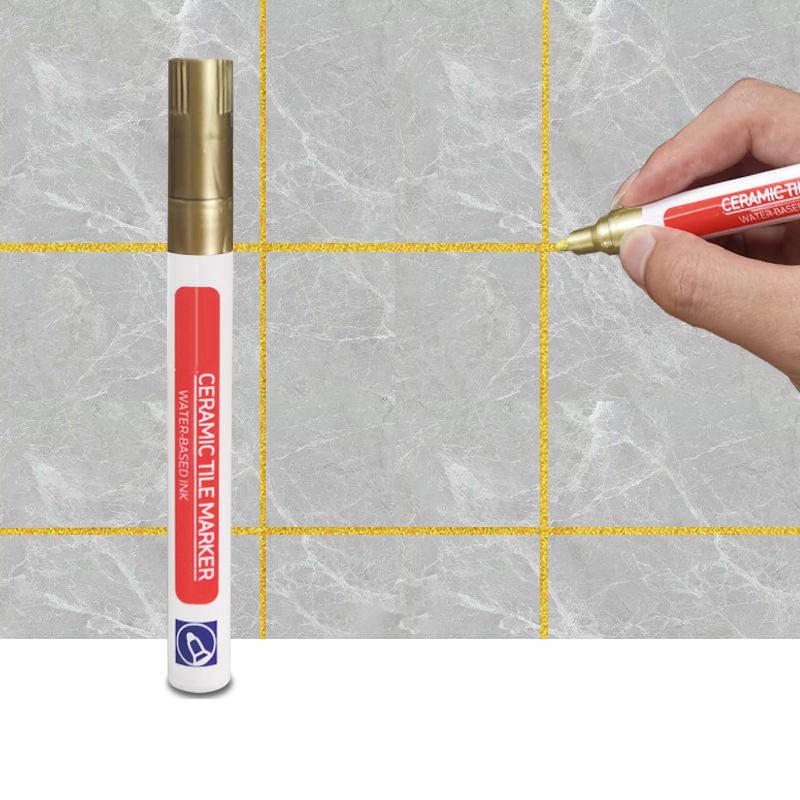 12 Color Waterproof Tile Marker Repair Wall Seam Restorer Pen For Kitchen Tiles Floor Bathroom Decontamination Seam Repair Tools