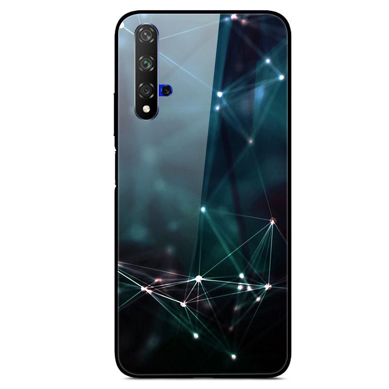 For Huawei Nova 5T Case Tempered Glass Cover 3D Cat Printing Case For Huawei Nova 5T 2019 5 T Phone Case For Huawei Nova5T Cover