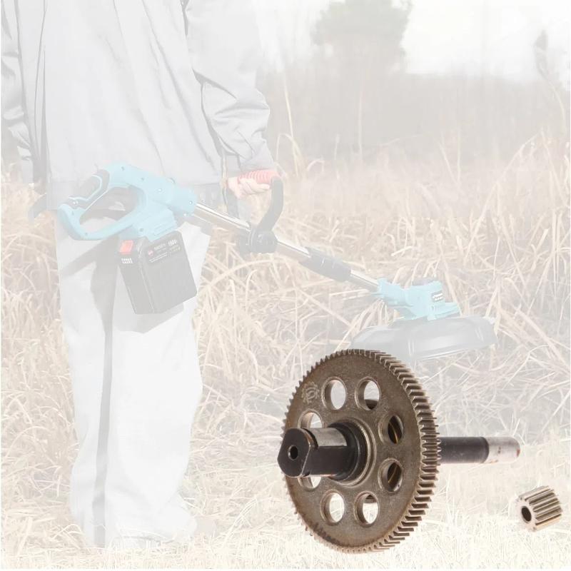 Mini Gear With Shaft For Power Tools Chain Saw 550 Type 14 Teeth Brushless Motor Gear Assembly