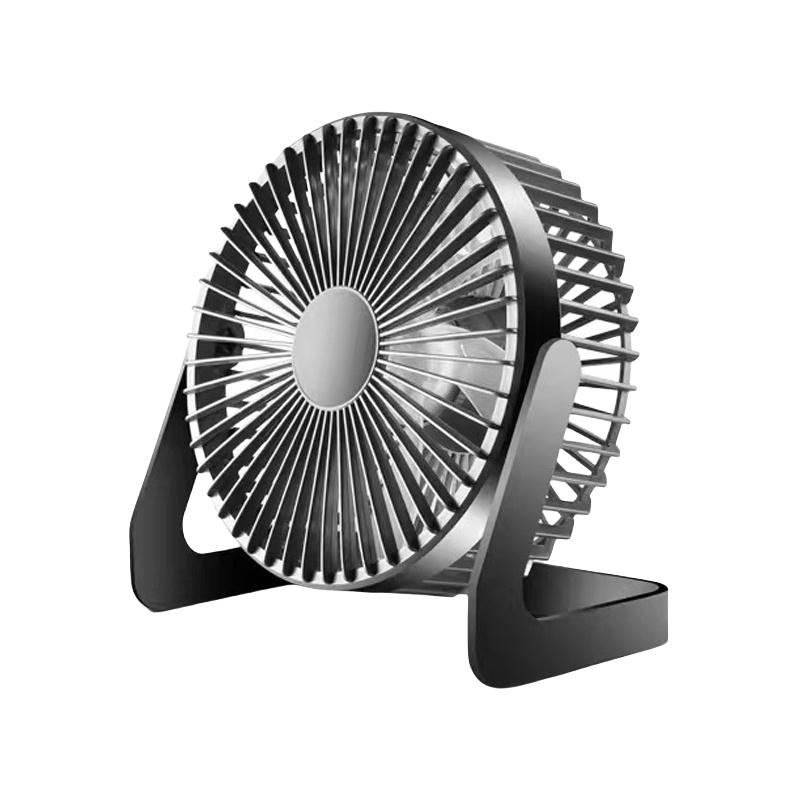 1 Piece 5 Inches Small Desk Cooling Usb Power Portable Fan Super Mute Cooler 360 Degree Rotation Fan For Home Mini Desktop Fan