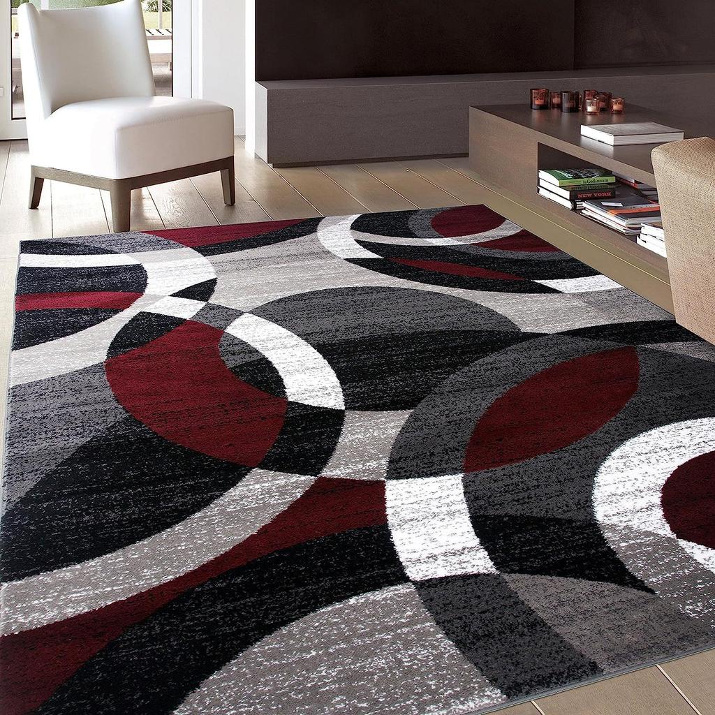 1Pcs Anti Fatigue Kitchen Rugs,Vintage GeometricPrint Waterproof Non-Slip Thick Cushioned Kitchen Mat Heavy Duty Comfort Standing Mat for Kitchen