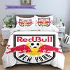 New York Red Bulls Pattern Bedding Home Decoration Birthday Gift (1 * duvet cover + 2 * pillowcase, without core)