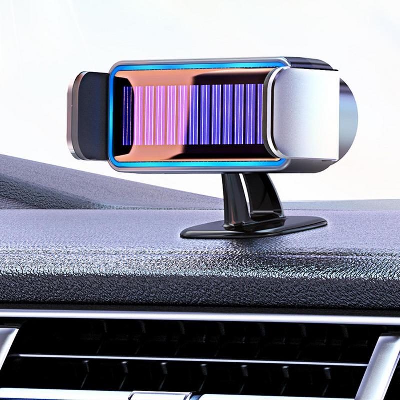 Elektrický držák telefonu do auta Automatické upínací uchycení Solárně napájený klip s tichým motorem Kompatibilní s palubní deskou a výdechem vzduchu Čelní sklo