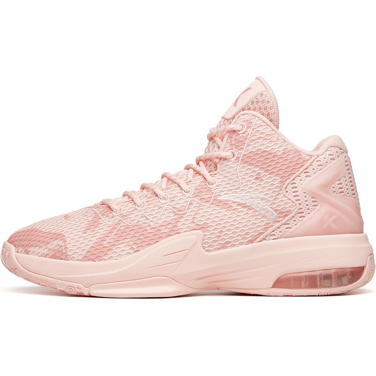 

new Anta KT3 KT3 Cushioning Wear Resistant Mid Top Performance Basketball Shoes Men s Pink 44.5