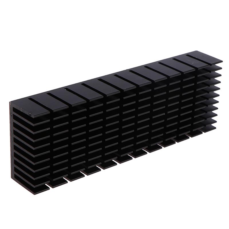 1Pc 120*40*20Mm Aluminum Heatsink Panel Heat Sink Cpu Power Amplifier Radiator