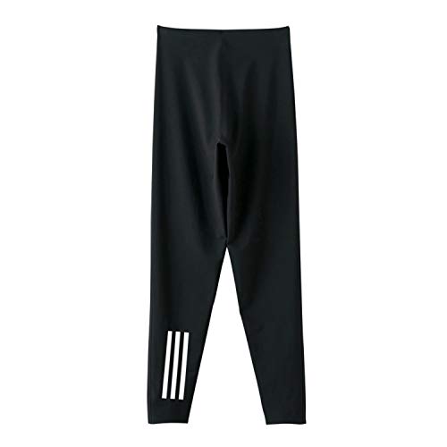 Adidas Men's Cut-Off Stretch Tights with Front Closure, Black, Size LL (Japan XL)
