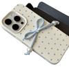 Three Dimensional Bow Suitable for IPhone16promax Apple 14 Mobile Phone Case 13 Anti Fall 12 Full Inclusive Love 15
