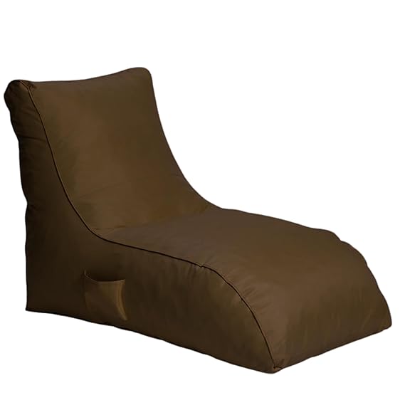 Jumbo Luxury Bean Bag Lounger with Beans Filled (Ready to Use)for Home, Office, Bedroom, Playroom, Living Room, Lounge Seating Color Yellow