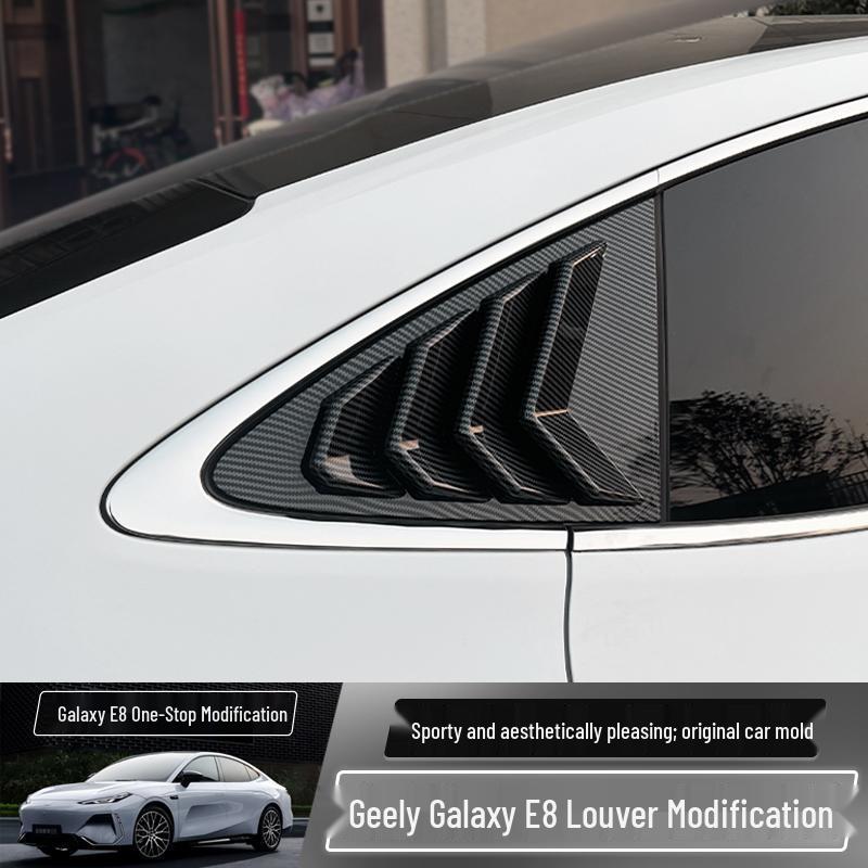 Geely Galaxy E8 Rear Triangle Window Shark Fin Sticker