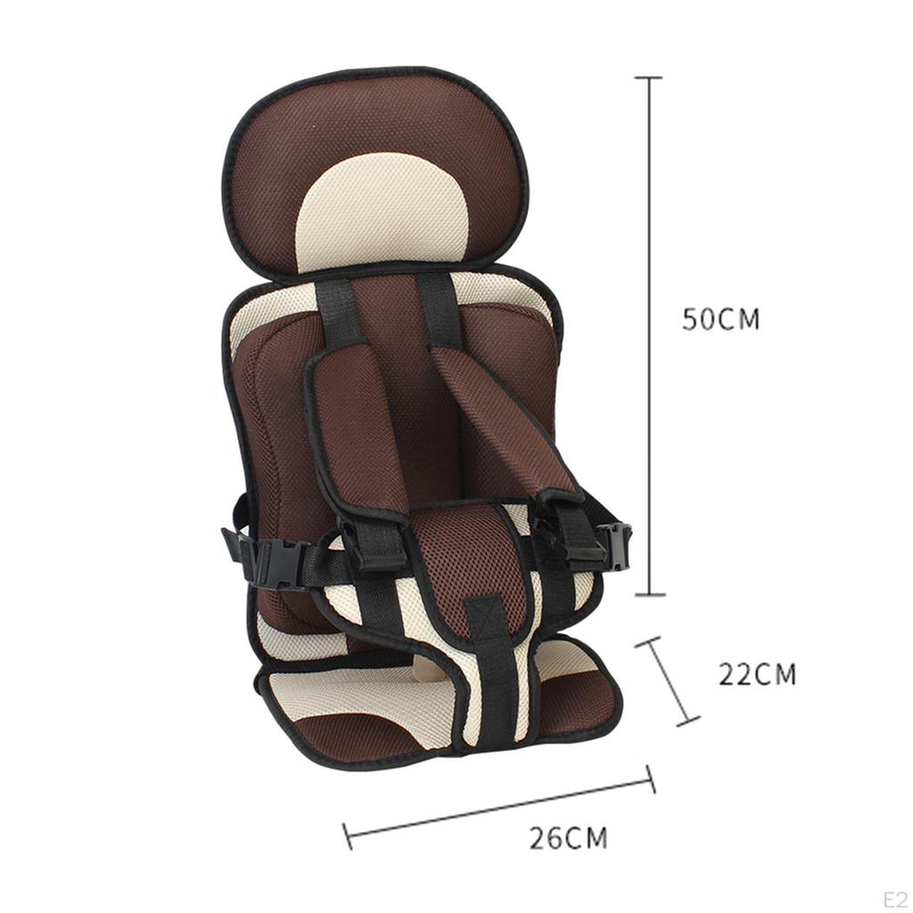 Baby Car Seat Cushion Support Travel Harness Children Cushions Brown