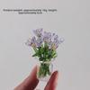 Simulerad Blomma Glasblomma Dekoration Färgglad Glasblomma Bukett för Hemrumsinredning