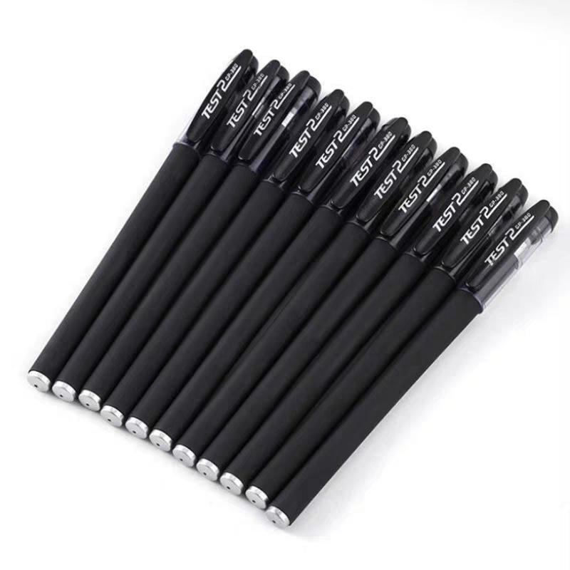 Black 0.5mm Quick-Dry Gel Pen for Exams & Signatures