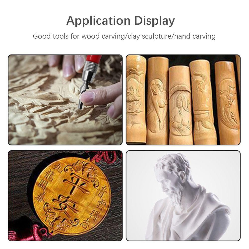 Printmaking Carving Knife Making Tools Six-Blade Cutter Engraving Knife  Clay Sculpture